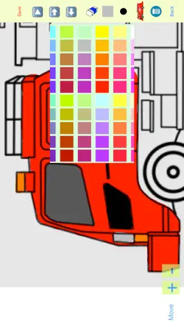 Game screenshot Vehicles Moving Coloring Book apk