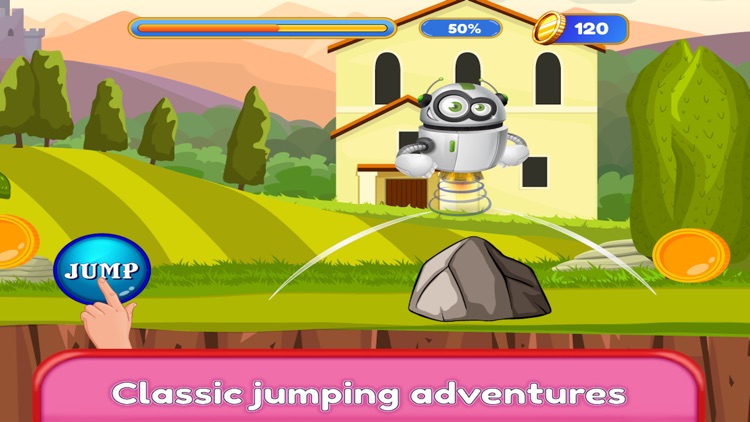 Kids Robot Game - Build & Jump screenshot-1