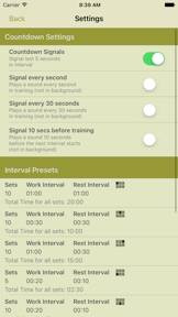 Interval Training Timer screenshot 2