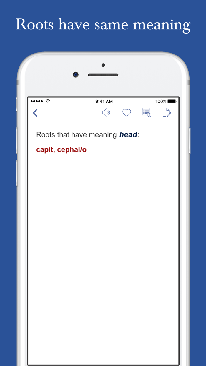 Medical Roots Dictionary