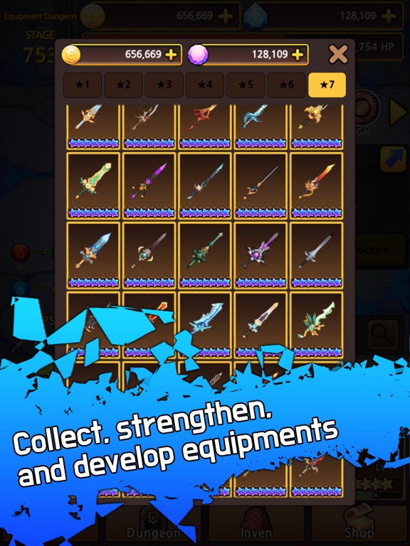 Screenshot #6 pour Sword Knights ( Idle RPG )