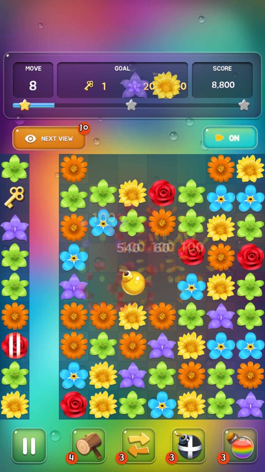 #2. Flower Match Puzzle (iOS) 由: MOBIRIX