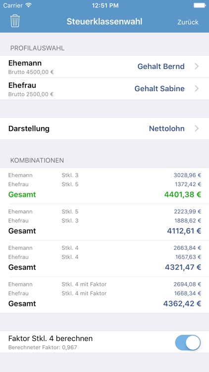 Nettolohn 2018 für iPhone screenshot-3