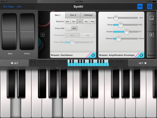 Synth iPad app afbeelding 1