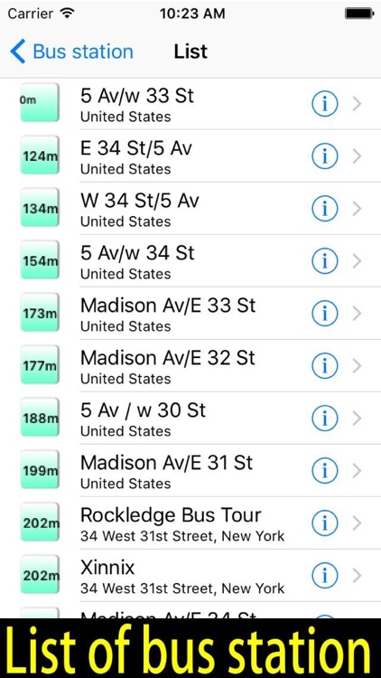 Find Bus Station - Bus Stop