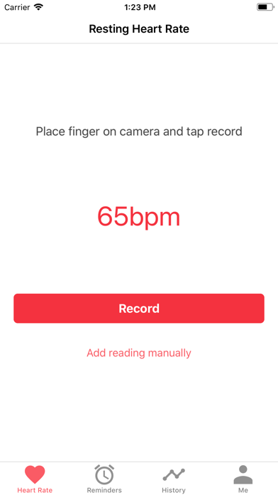 Screenshot #1 pour Resting Heart Rate