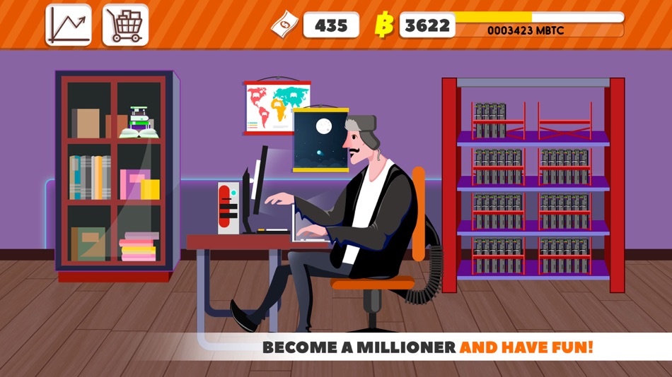 #4. Bitcoin Money Millionaire (iOS) 由: Tayga Games OOO