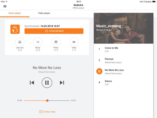 BUBUKA for iPad app screenshot
