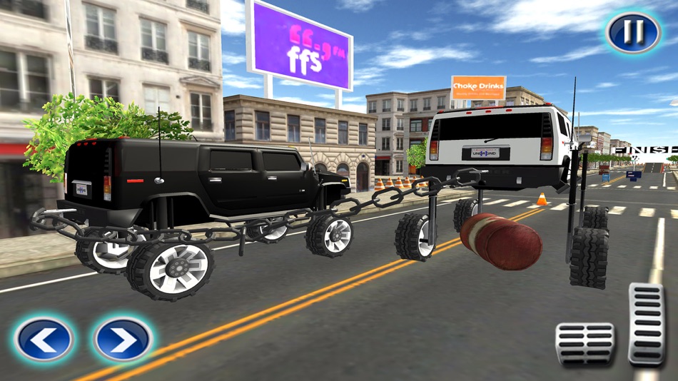 #3. Elevated Chained Car Racing 3D (iOS) 由: Meta Dort
