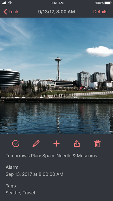 Look Reminder 2 iPhone screenshot 3 - Productivity app