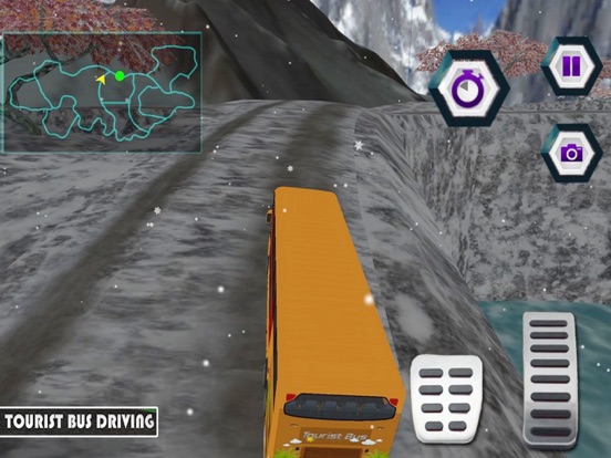 Screenshot #2 for Bus Driving - Snow Hill