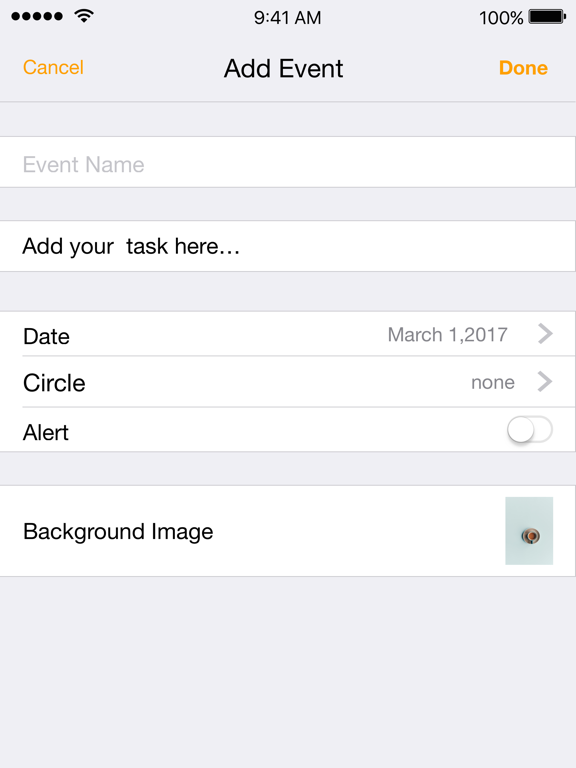 CountDown Reminder iPad screenshot 4 - Utilities app