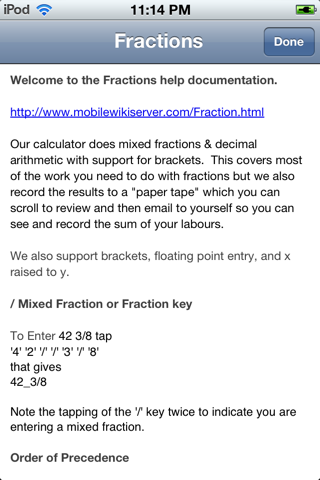 Fractions Calculator screenshot 2