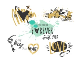 Text Love Sticker