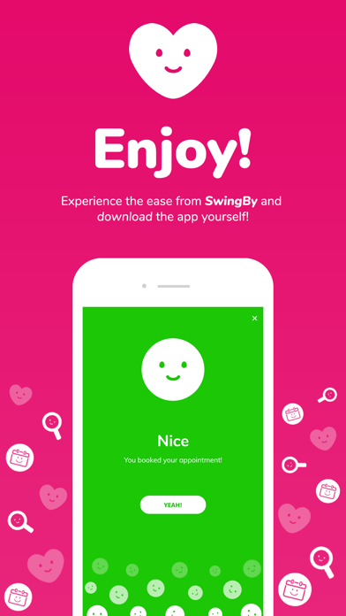 How to cancel & delete SwingBy appointments from iphone & ipad 3