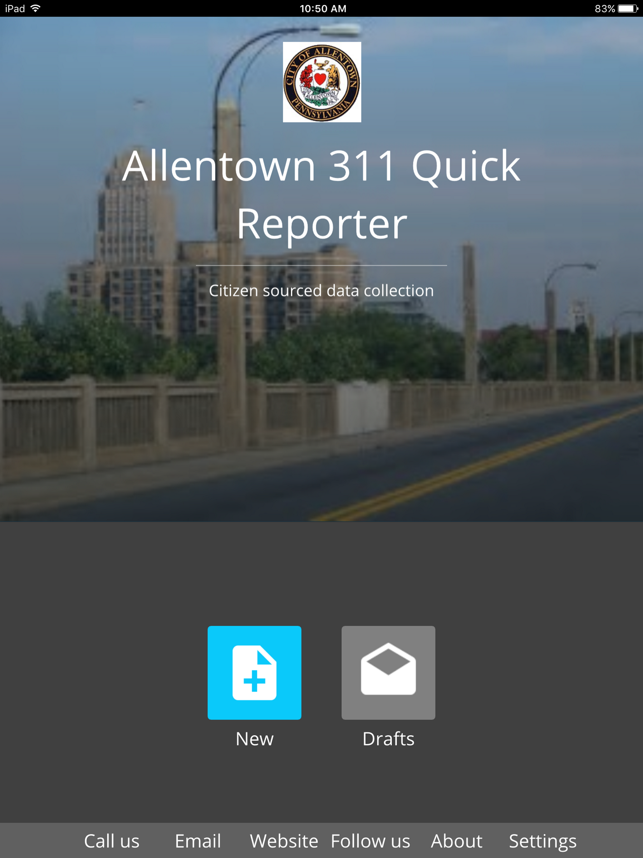 Allentown 311 Quick Reporter