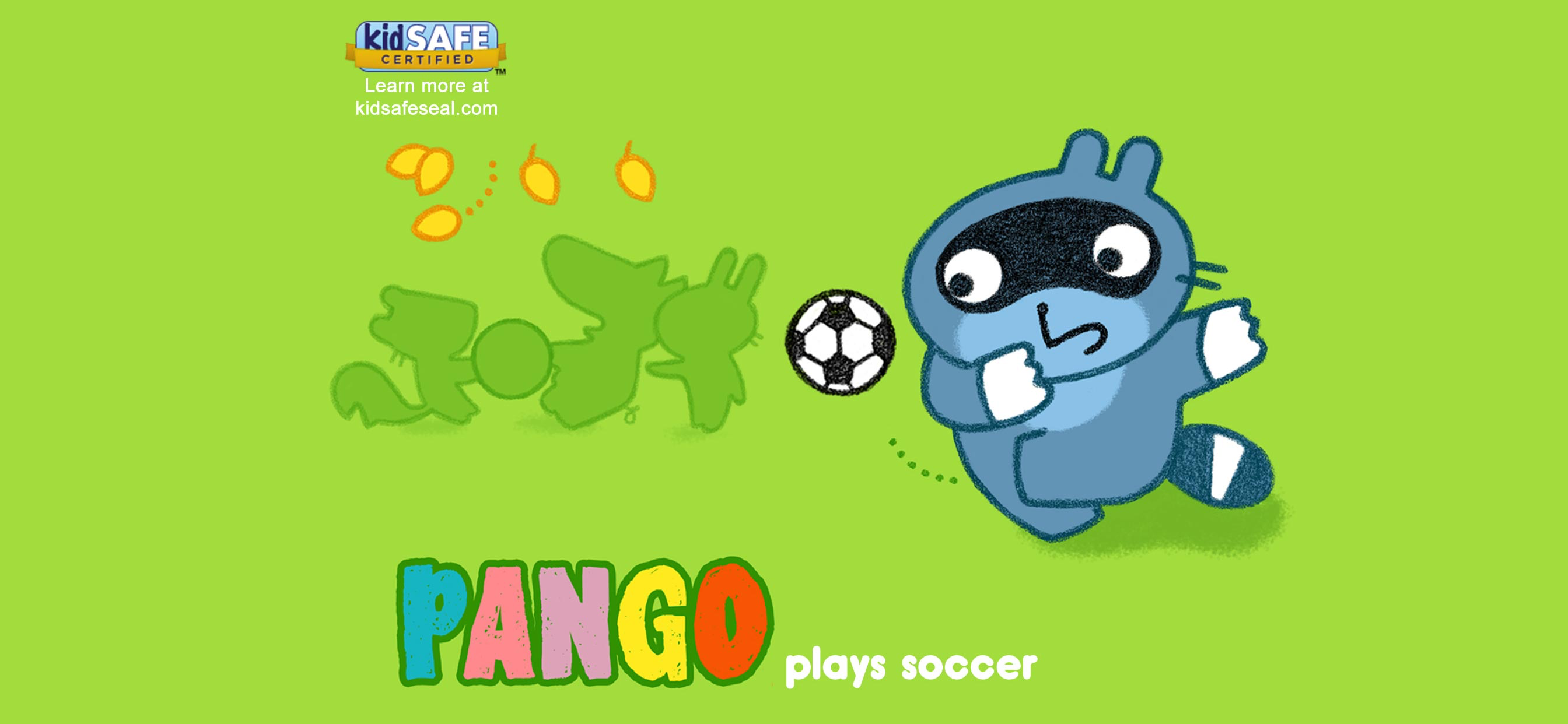 Pango plays soccer