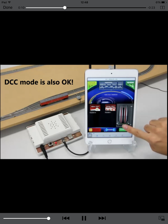 e-Train controller iPad screenshot 4 - Entertainment app