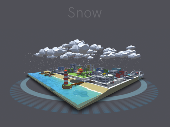 AR Weather App iPad screenshot