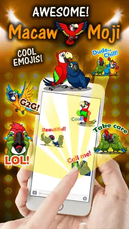 Game screenshot MacawMoji - Parrot Emojis mod apk