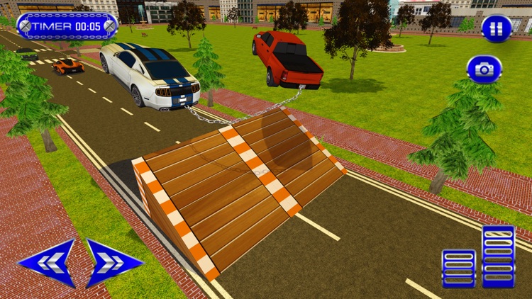 Chained Car Simulator Stuntman