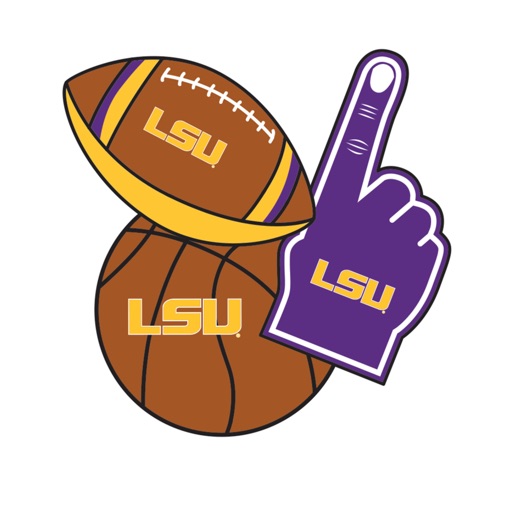 LSU Tigers Selfie Stickers icon