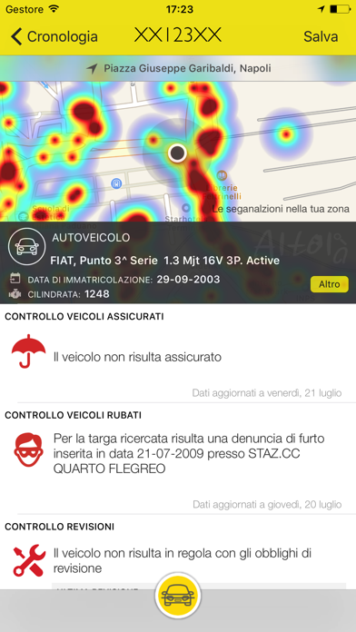 Screenshot #2 pour Altolà - Controllo veicoli