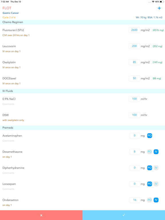 ChemoPalRx iPad screenshot 4 - Medical app