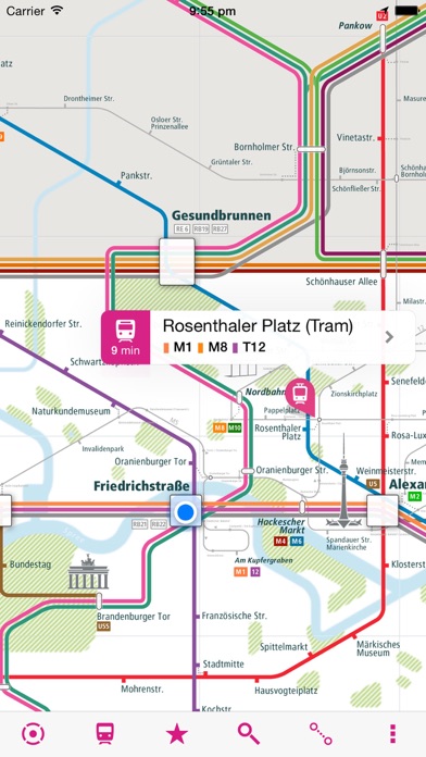 Screenshot #1 pour Berlin Rail Map Lite