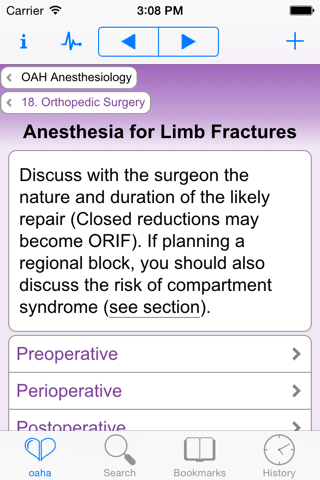 OA Handbook of Anesthesiology screenshot 2