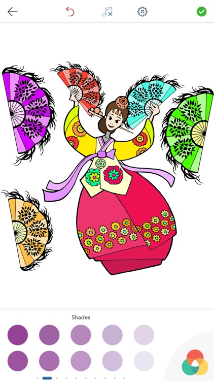 Korean Coloring Pages screenshot-3