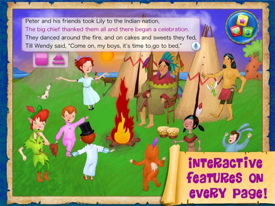 Peter Pan Adventure Book iPad screenshot 5 - Book app