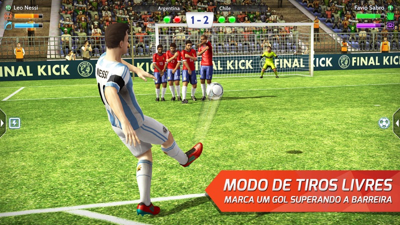 Final Kick Futebol online screenshot 2