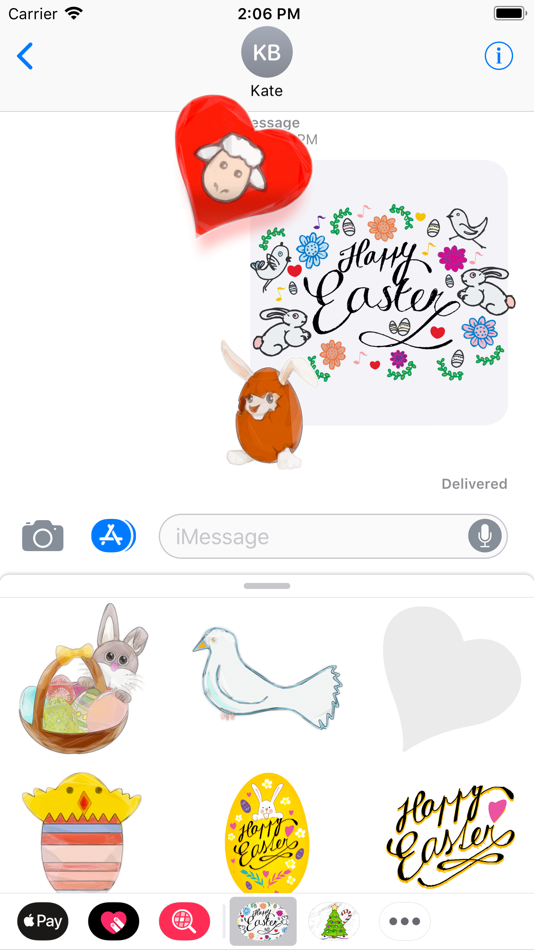 #2. Easter. The stickers (iOS) By: Salvatore Petrazzuolo