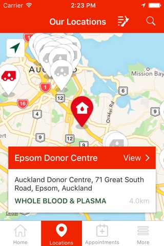 NZ Blood Service Donor App screenshot 3