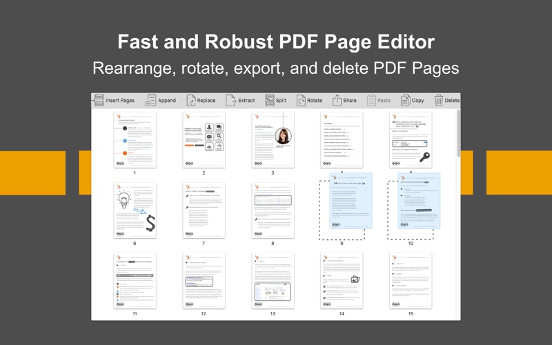 Screenshot #1 pour PDF Page Editor Pro Edition