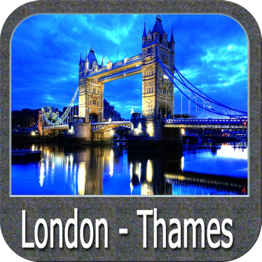 Marine : London - Thames boating GPS map Navigator icon