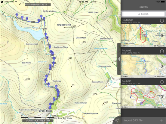 Screenshot #5 pour Dartmoor Maps Offline