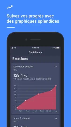 Capture d'écran de Gym Day: Carnet De Musculation sur iPhone 5