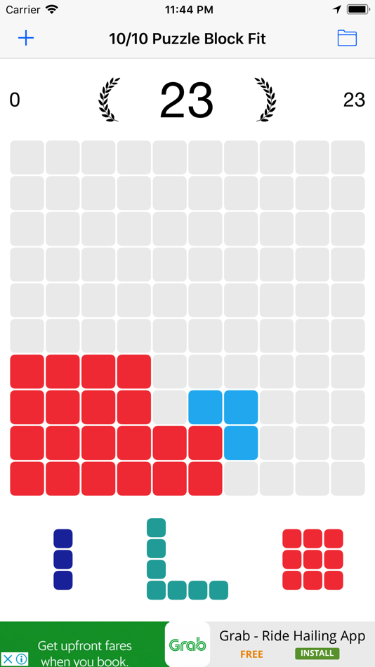 #1. 10/10 Puzzle Block Fit (iOS) By: SikYi Chan
