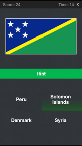 Name the Flag: A quiz about world flags screenshot