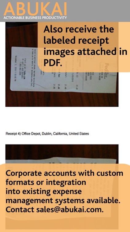 ABUKAI Expense Reports Receipt screenshot-3