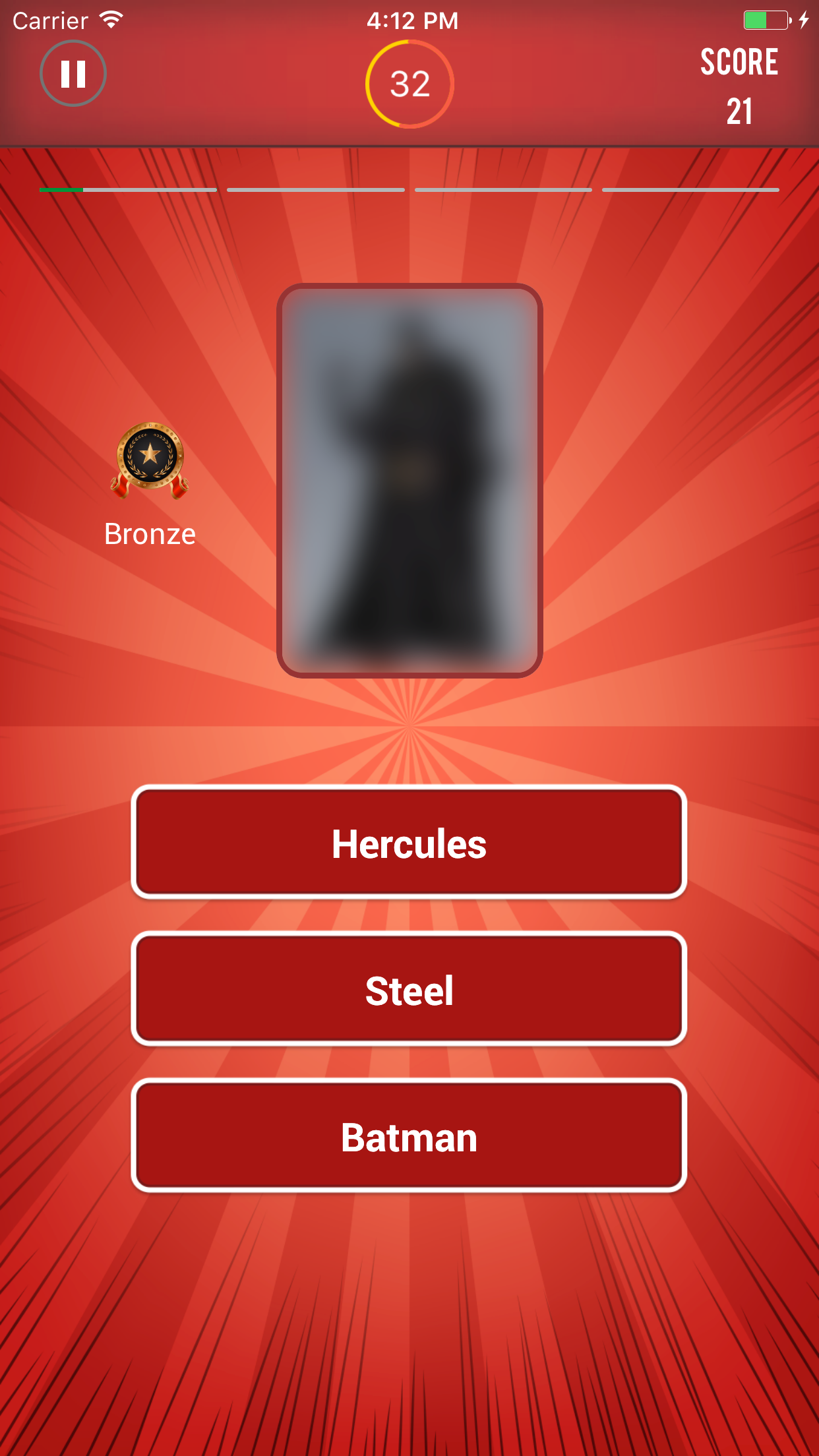 Comics Superhero Villain Quiz screenshot 2