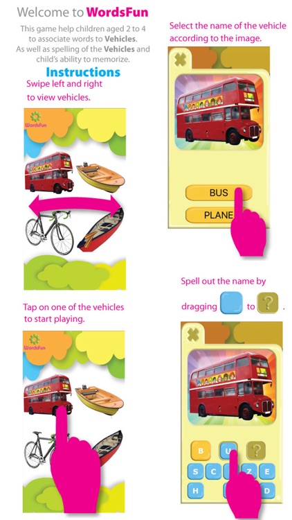 WordsFun -Vehicles Words Match