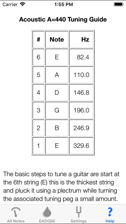 Optima Guitar Tuner screenshot-3