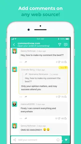 Game screenshot CommentNow mod apk