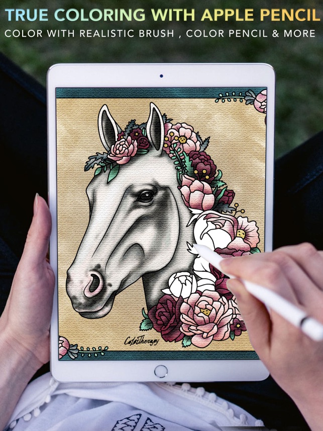 Color Therapy Coloring Number On The App Store