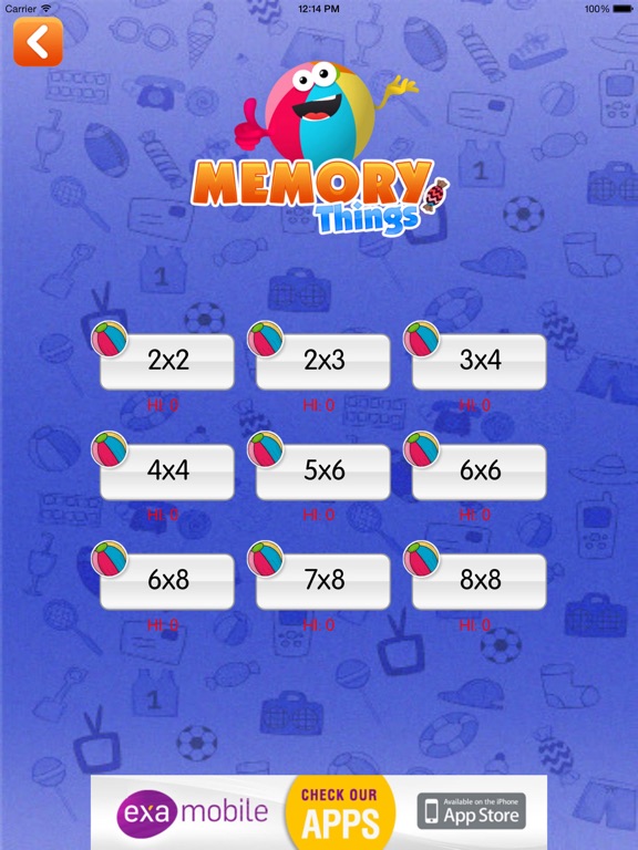 Screenshot #6 pour Jeux de mémoire Choses&Jouets