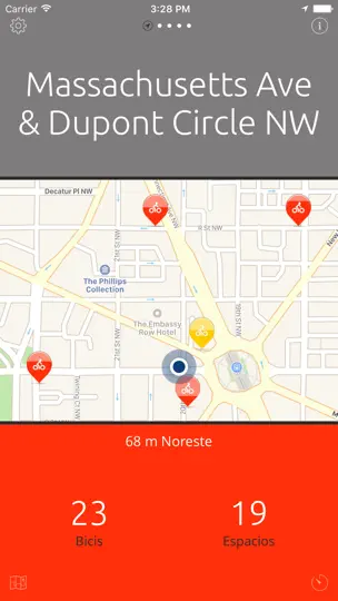 Captura de pantalla de Bicis D.C. — Un App Capital Bike Share De Un Click en iPhone 3