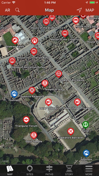 Pompeii Map - Travel Guide screenshot-0